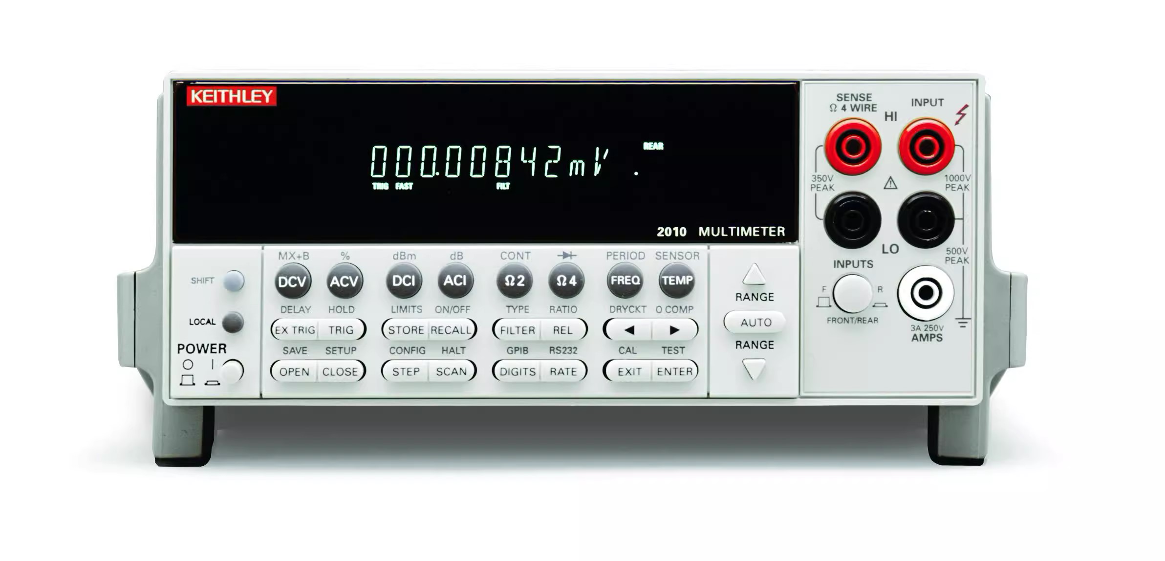 Keithley 2010 系列：配有扫描功能的 7½ 位万用表