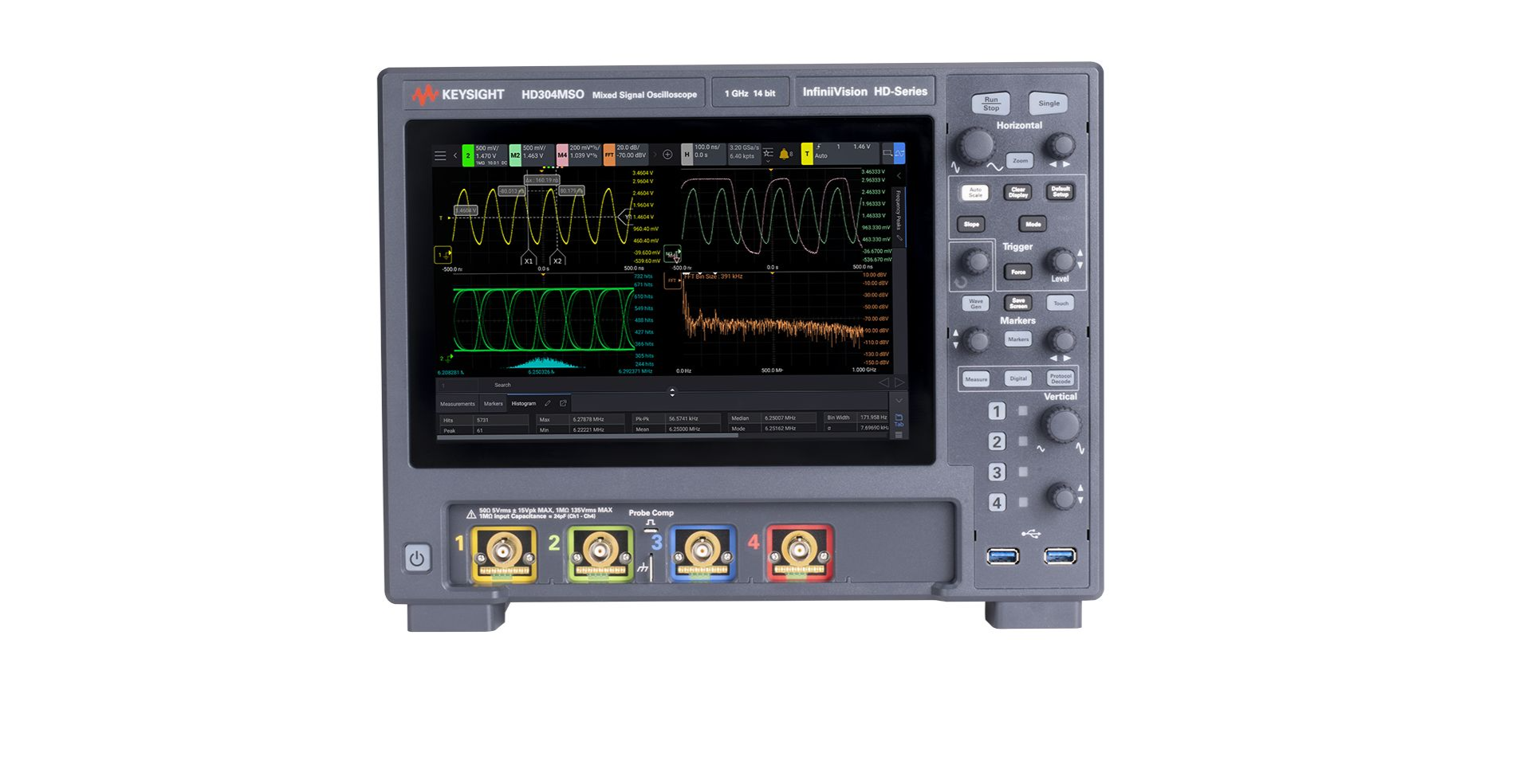 KEYSIGHTHD302MSO InfiniiVision 示波器:2 个模拟通道