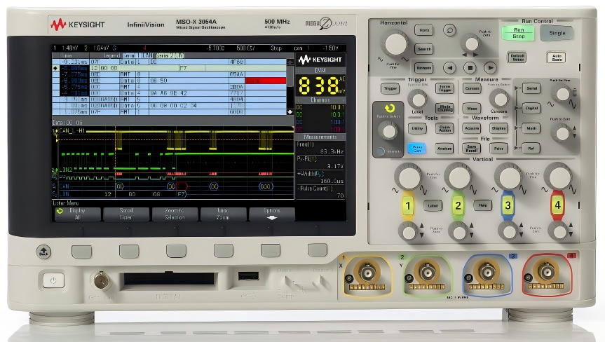 KEYSIGHTDSOX3104A/3102A 示波器：1 GHz，4 个模拟通道