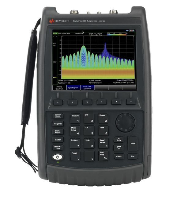 KEYSIGHT N9912C FieldFox 手持射频分析仪，最高频段为 10 GHz