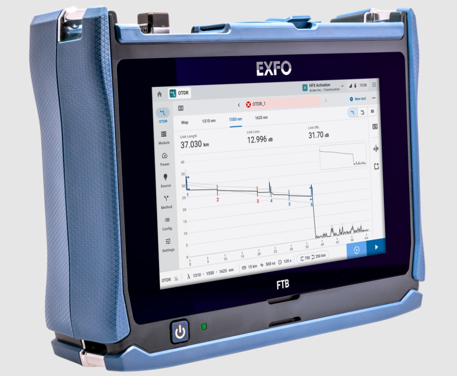 FTB Lite 735D - connected metro/PON FTTx/MDU OTDR