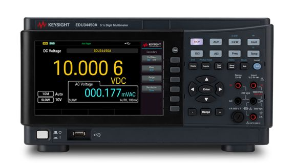 KEYSIGHT EDU34450A 智能测试台必备五位半智能数字万用表